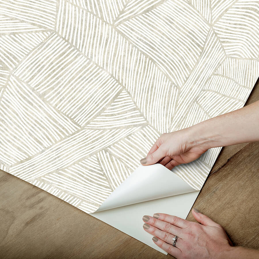 zen-garden-cream-peel-and-stick-wallpaper-york-wallcoverings-nus6213 - York Wallcoverings Wallpaper