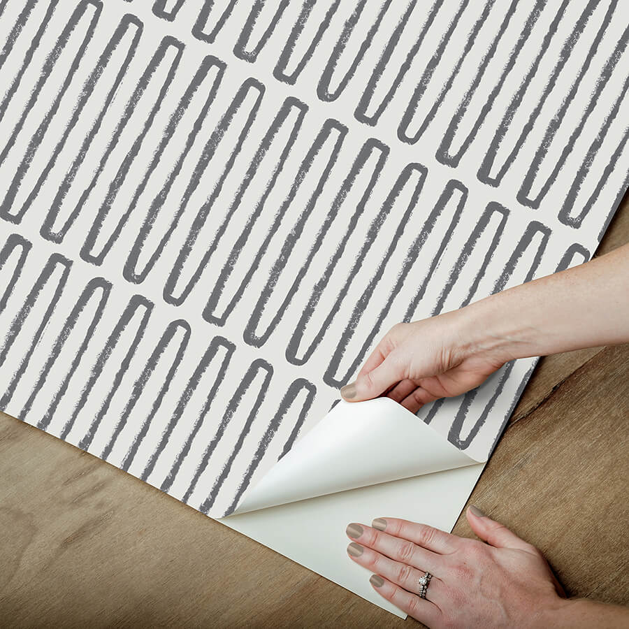 porter-charcoal-peel-and-stick-wallpaper-york-wallcoverings-nus6220 - York Wallcoverings Wallpaper