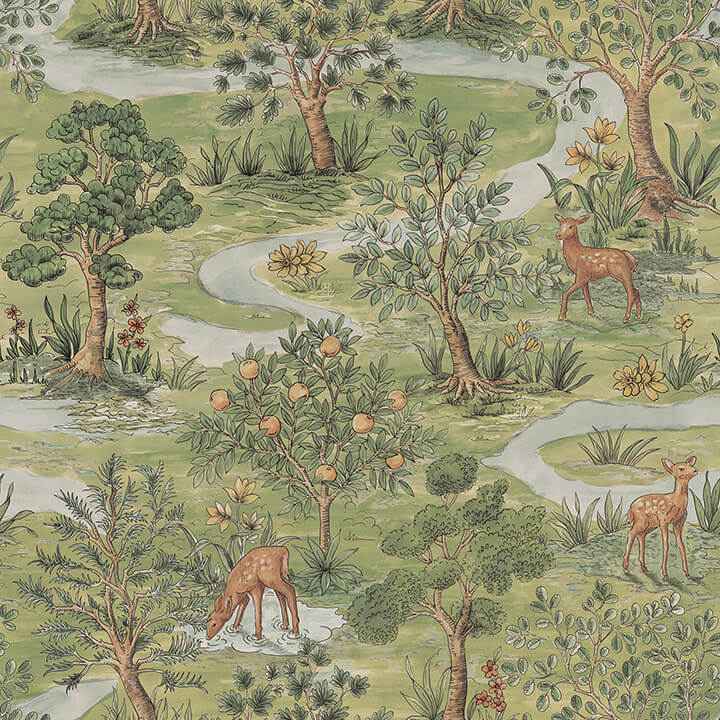 Bramble Forest Peel & Stick Wallpaper - York Wallcoverings - CJS6320