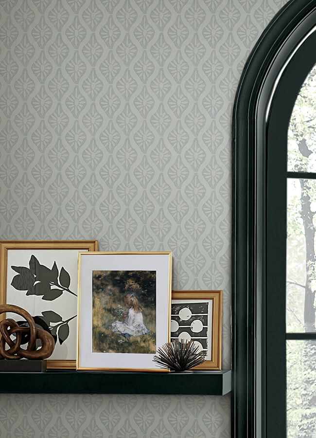 clj-nova-mist-blue-peel-and-stick-wallpaper-york-wallcoverings-cjs6331 - York Wallcoverings Wallpaper