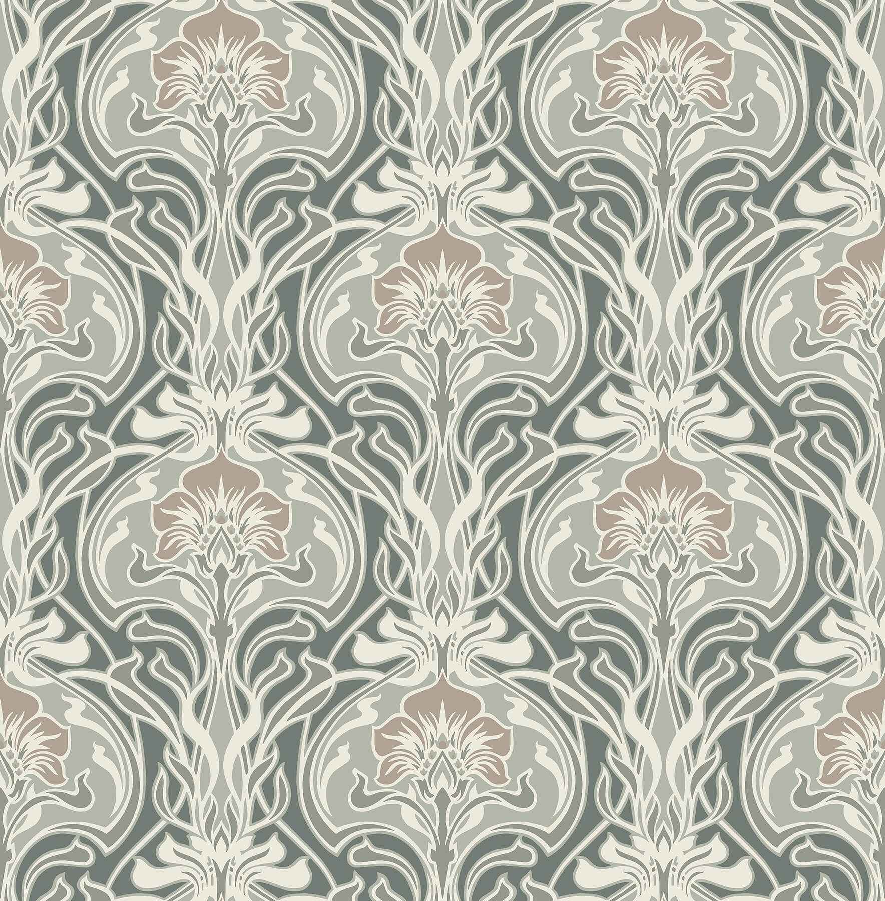 Fallon Brown Peel and Stick Wallpaper - York Wallcoverings - NUS6217 - York Wallcoverings Wallpaper