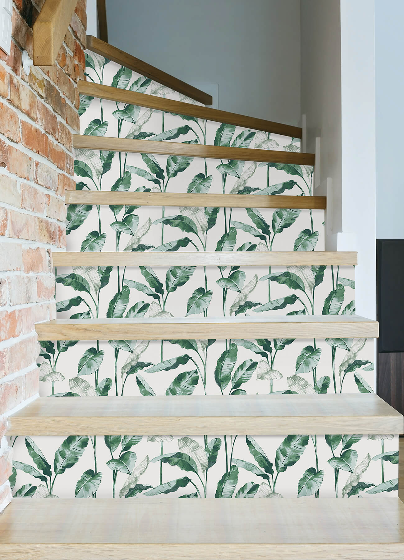 teal-banana-leaf-peel-and-stick-wallpaper-york-wallcoverings-nus4904 - York Wallcoverings Wallpaper