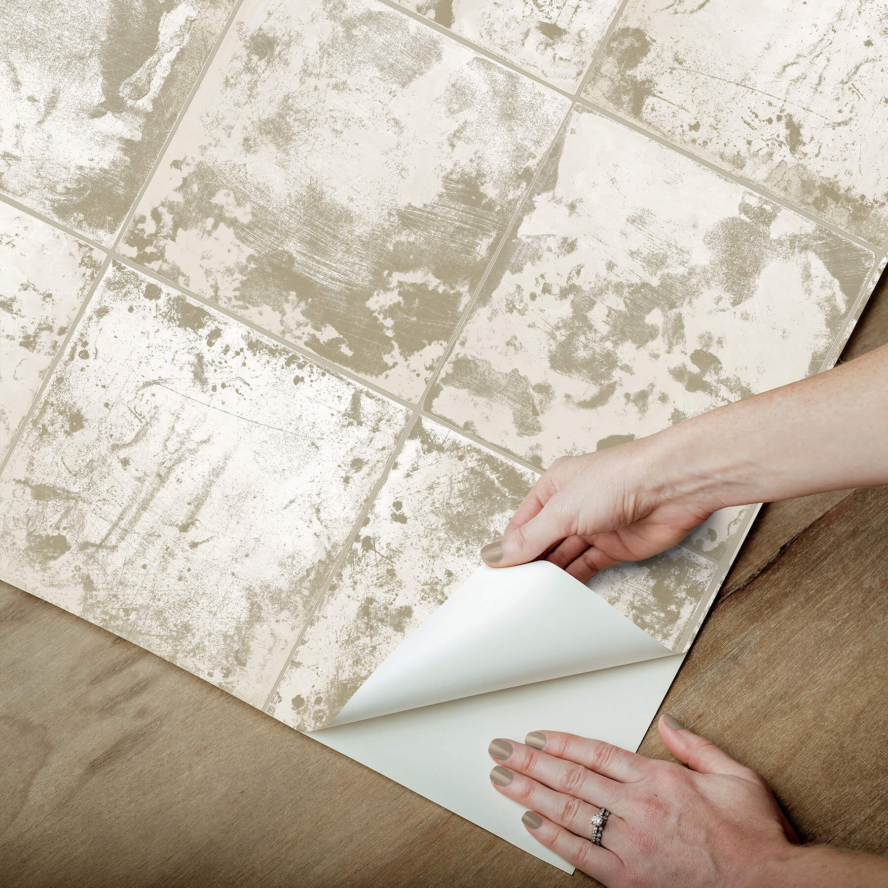 silver-metal-sheet-peel-and-stick-wallpaper-york-wallcoverings-nus4906 - York Wallcoverings Wallpaper