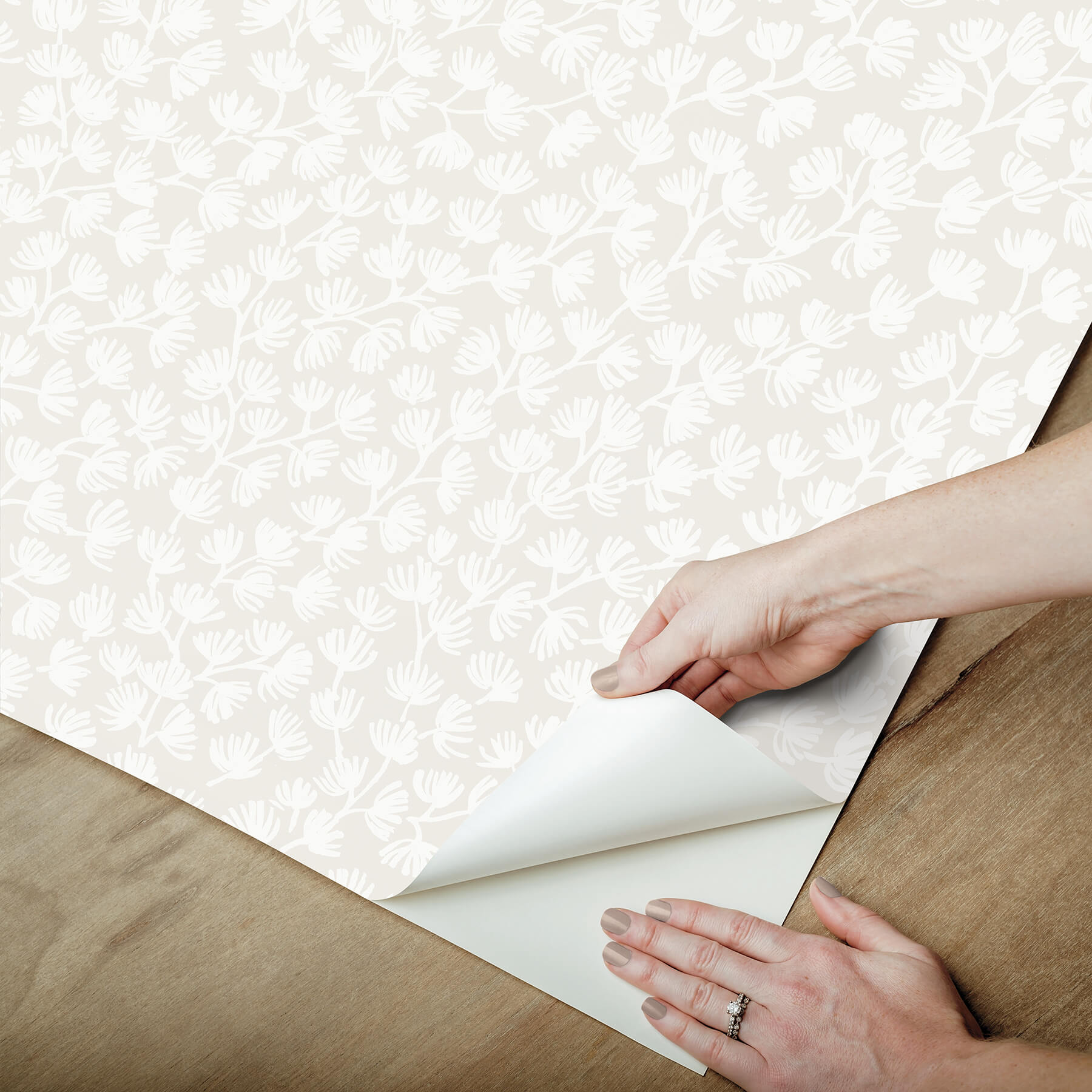 sea-fern-driftwood-peel-and-stick-wallpaper-york-wallcoverings-sss6306 - York Wallcoverings Wallpaper