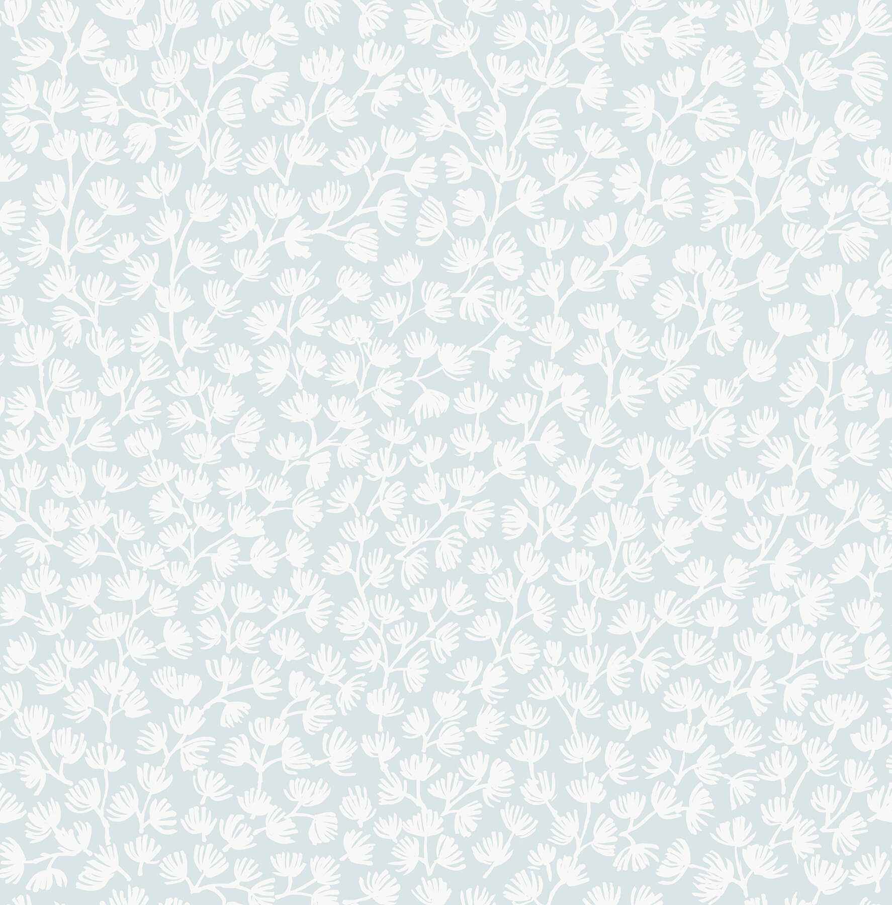 Sea Fern Blue Mist Peel and Stick Wallpaper - York Wallcoverings - SSS6307 - York Wallcoverings Wallpaper