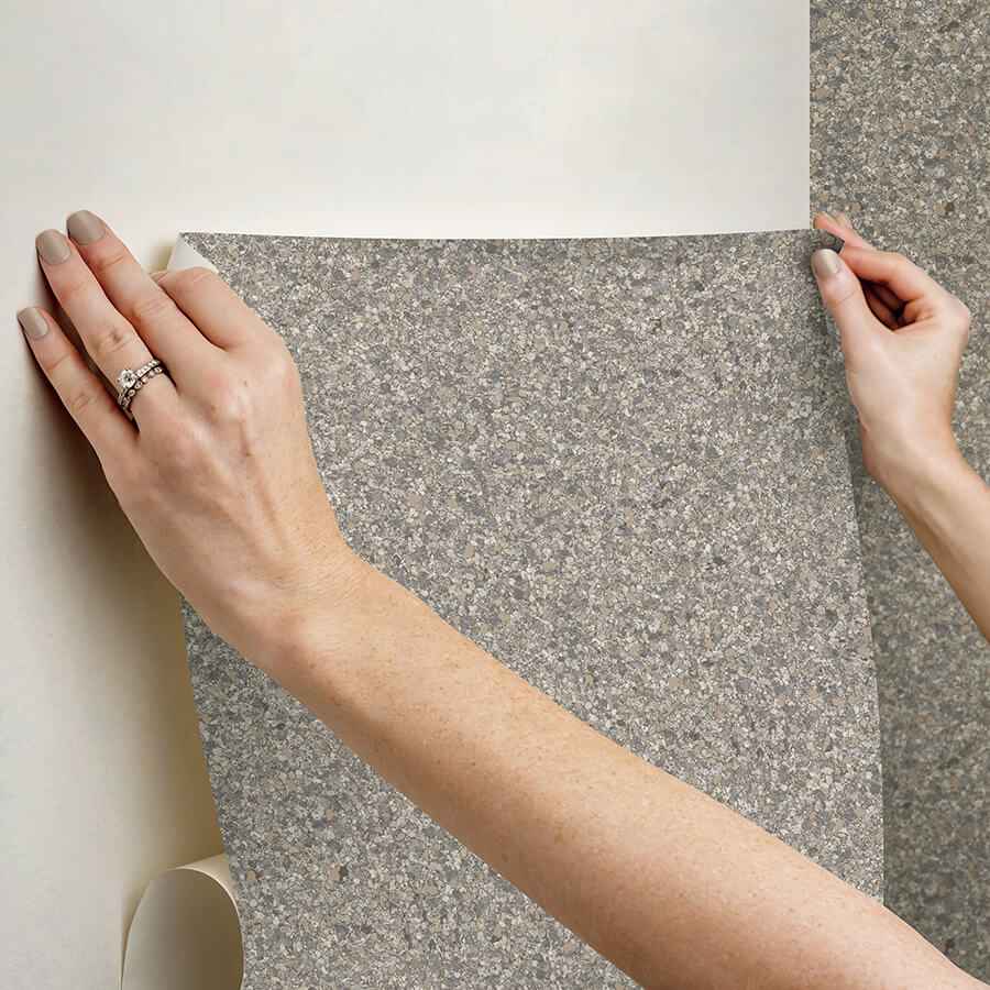 Monumental Grey Peel and Stick Wallpaper - York Wallcoverings - NHS6169 - York Wallcoverings Wallpaper