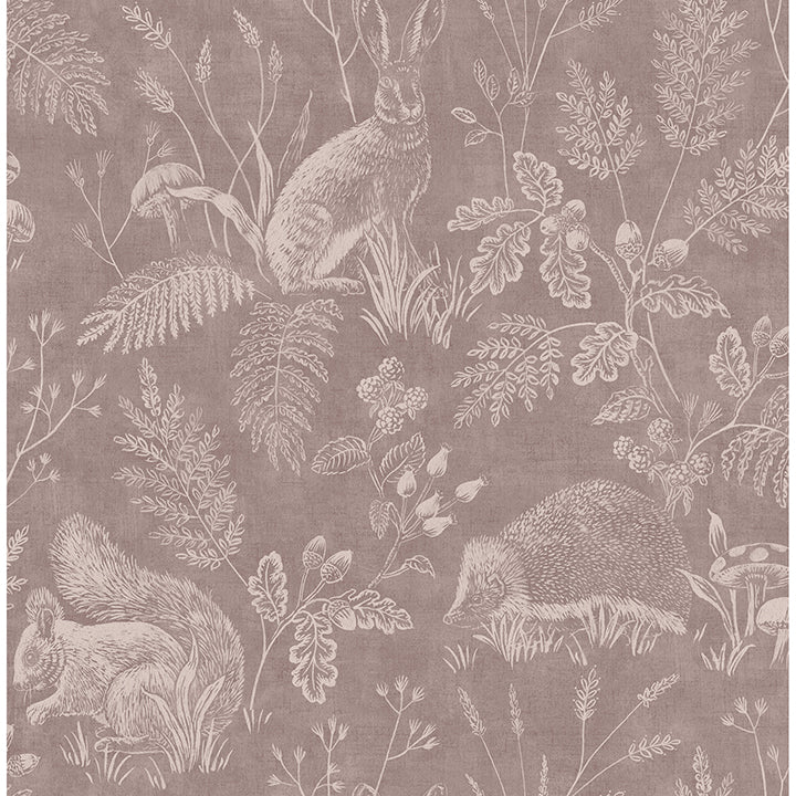 woodland-mahogany-toile-wallpaper-york-wallcoverings-4164-m1803 - York Wallpaper Wallpaper