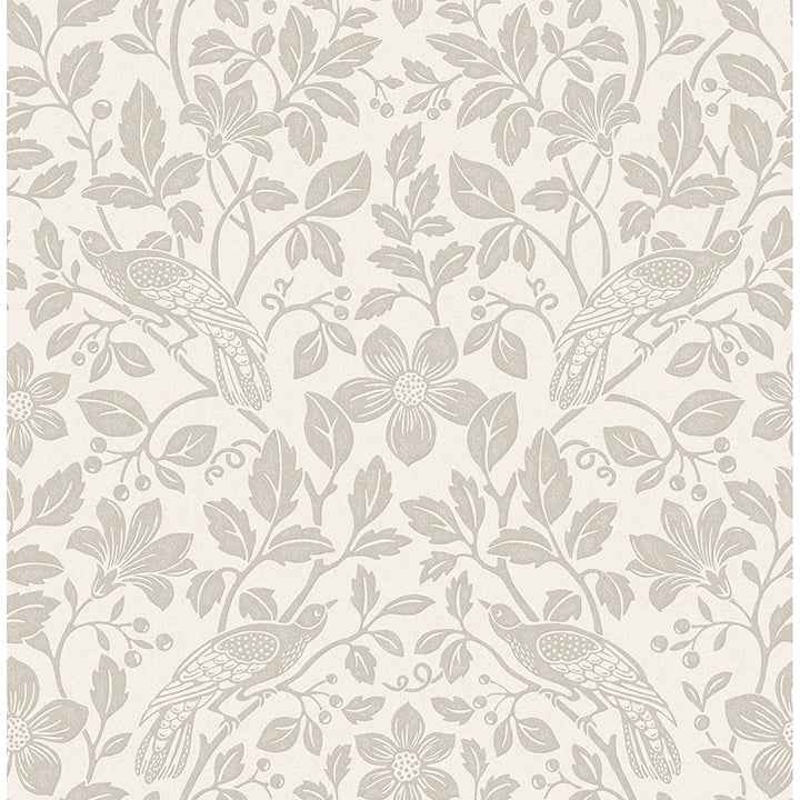 Marlow Bone Bird Vine Wallpaper - York Wallcoverings - 4164-M1815 - York Wallcoverings Wallpaper