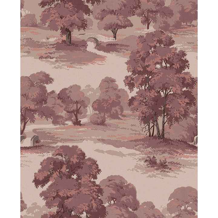 Sherwood Merlot Glade Wallpaper - York Wallcoverings - 4164-M1828 - York Wallcoverings Wallpaper