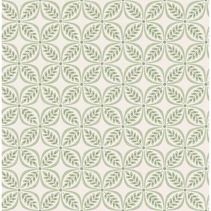 Morgrove Green Trellis Wallpaper - York Wallcoverings - 4164-M1832 - York Wallcoverings Wallpaper