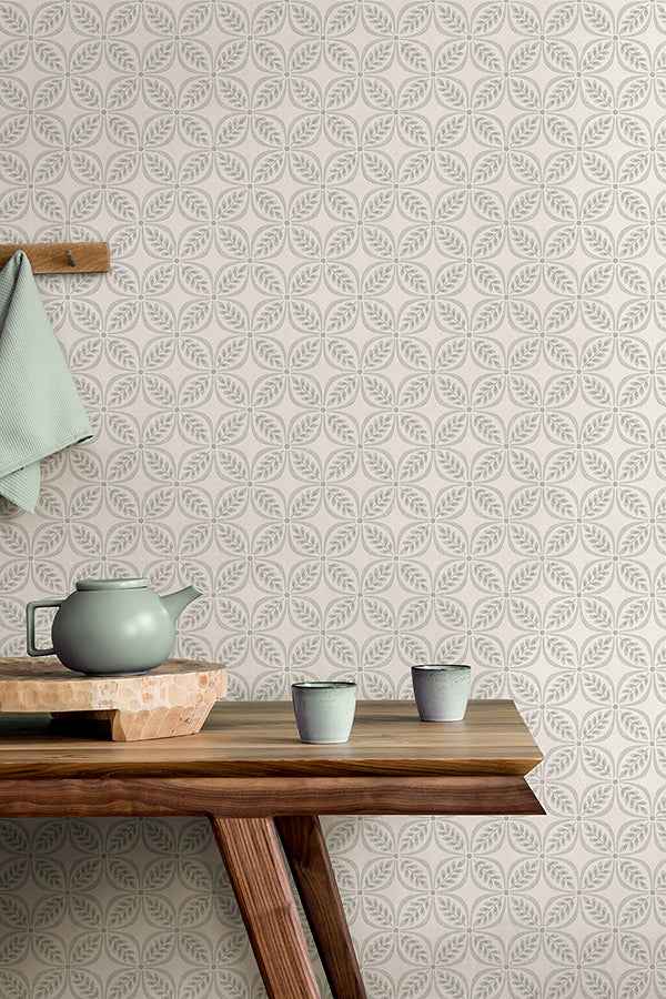 Morgrove Grey Trellis Wallpaper - York Wallcoverings - 4164-M1833 - York Wallcoverings Wallpaper