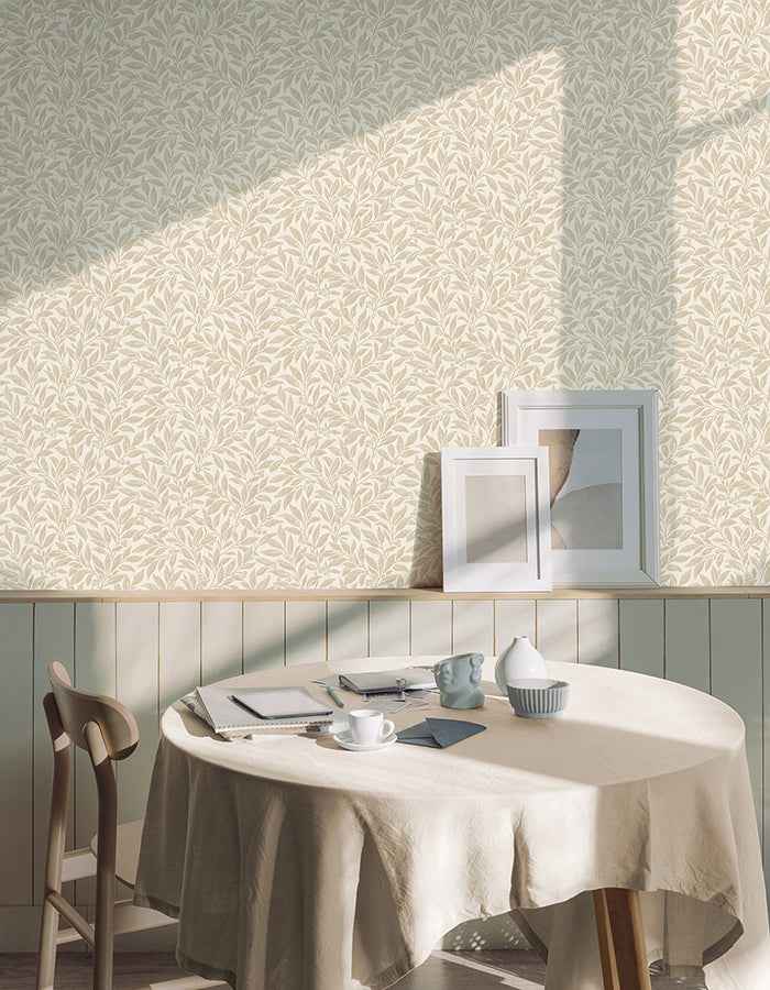 Winter Berry Beige Vine Wallpaper - York Wallcoverings - 4164-M1842 - York Wallcoverings Wallpaper