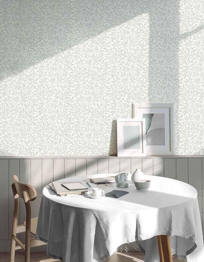 Winter Berry Light Grey Vine Wallpaper - York Wallcoverings - 4164-M1843 - York Wallcoverings Wallpaper