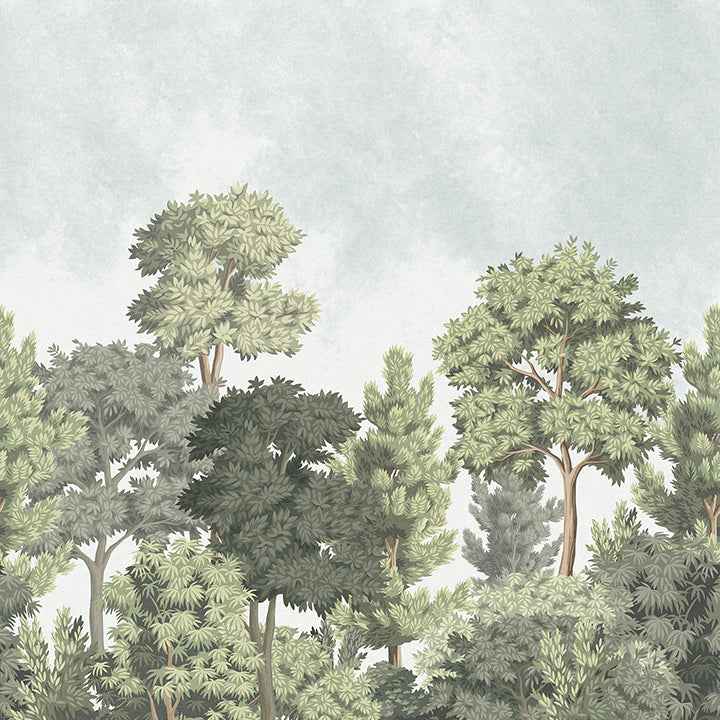 Delamere Green Wall Mural - York Wallcoverings - 4164-50944 - York Wallcoverings Wallpaper