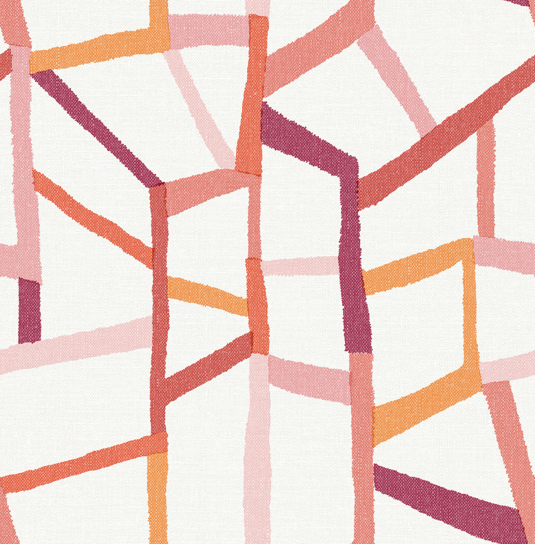 tate-pink-geometric-linen-wallpaper-york-wallcoverings-2903-25846 - York Wallcoverings Papel pintado