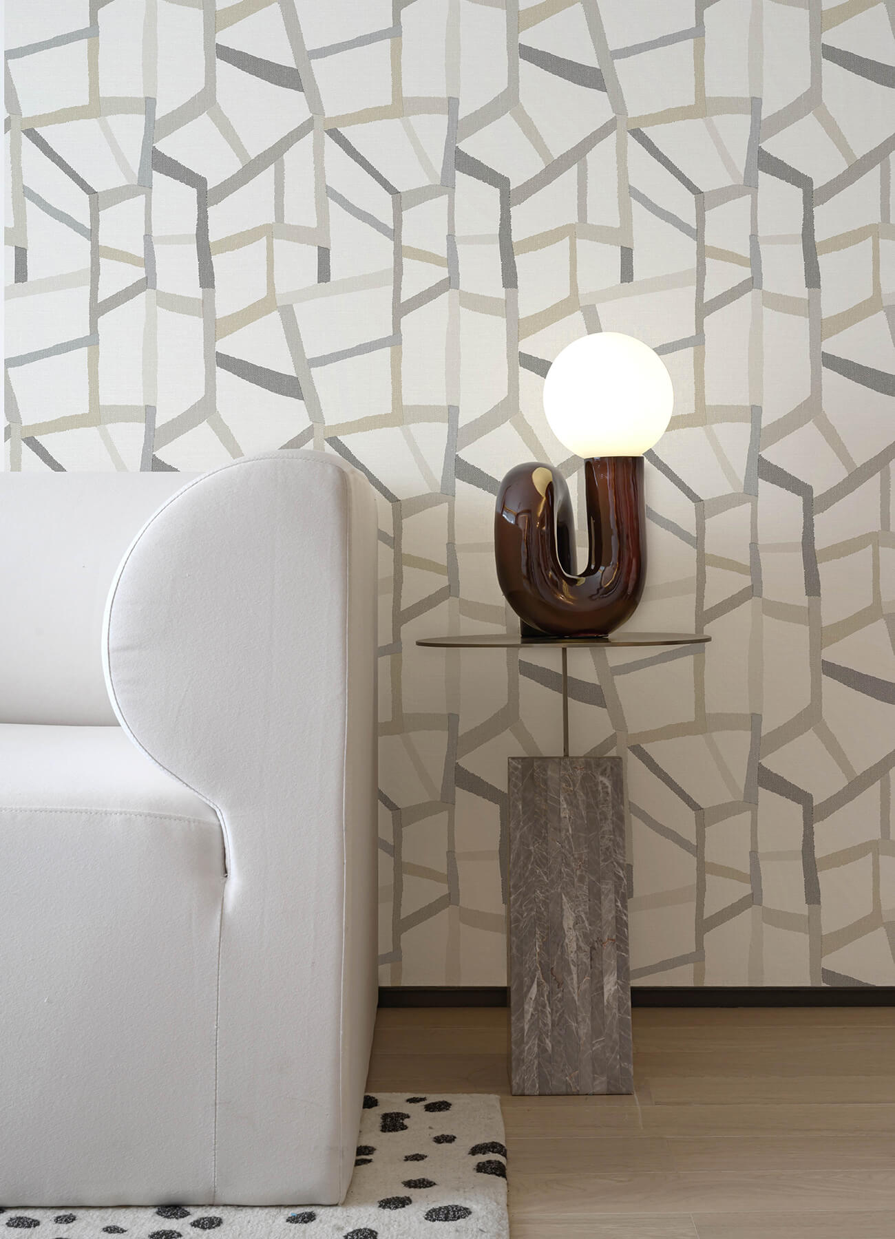 tate-grey-geometric-linen-wallpaper-york-wallcoverings-2903-25848 - York Wallcoverings Wallpaper