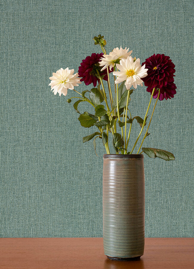 cromie-turquoise-texture-wallpaper-york-wallcoverings-4135-6924 - York Wallcoverings Wallpaper