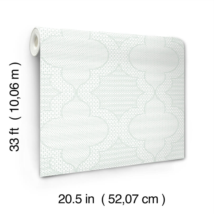 ernest-turquoise-quilted-quatrefoil-wallpaper-york-wallcoverings-4135-27288 - York Wallcoverings Wallpaper