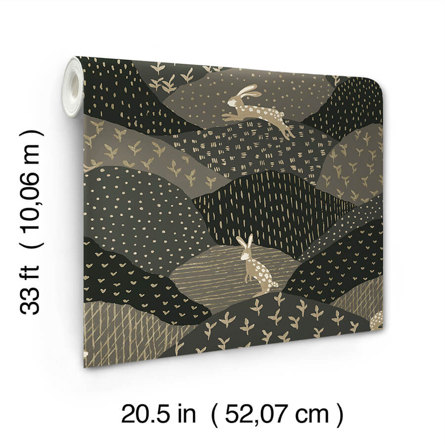 peter-black-rabbit-fields-wallpaper-york-wallcoverings-4135-27301 - York Wallcoverings Wallpaper