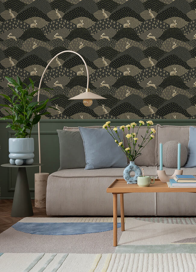peter-black-rabbit-fields-wallpaper-york-wallcoverings-4135-27301 - York Wallcoverings Wallpaper
