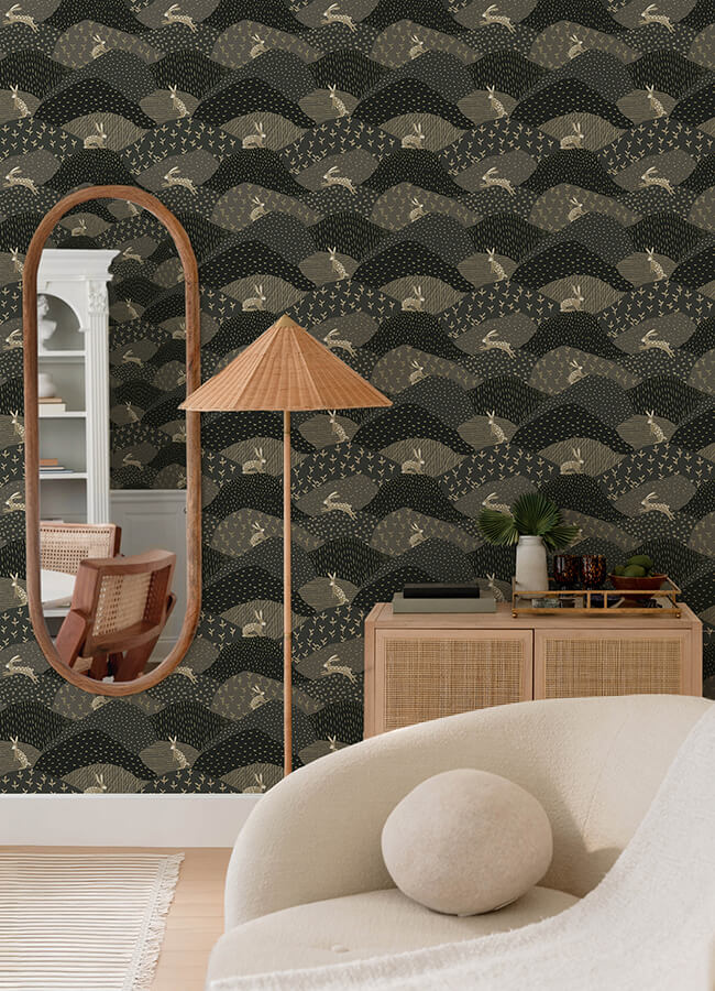 peter-black-rabbit-fields-wallpaper-york-wallcoverings-4135-27301 - York Wallcoverings Wallpaper