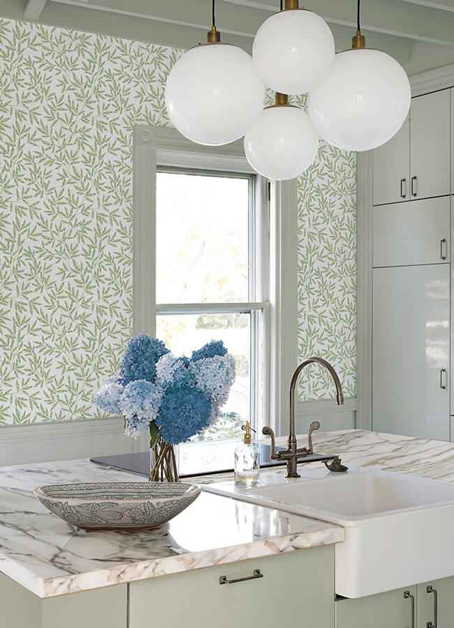 Rowan Artichoke Peel & Stick Wallpaper - York Wallcoverings - CJ6294 - York Wallcoverings Wallpaper