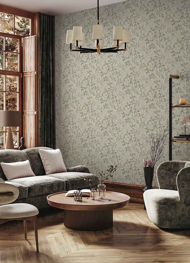 Emerson Honeydew Peel & Stick Wallpaper - York Wallcoverings - CJS6339 - York Wallcoverings Wallpaper
