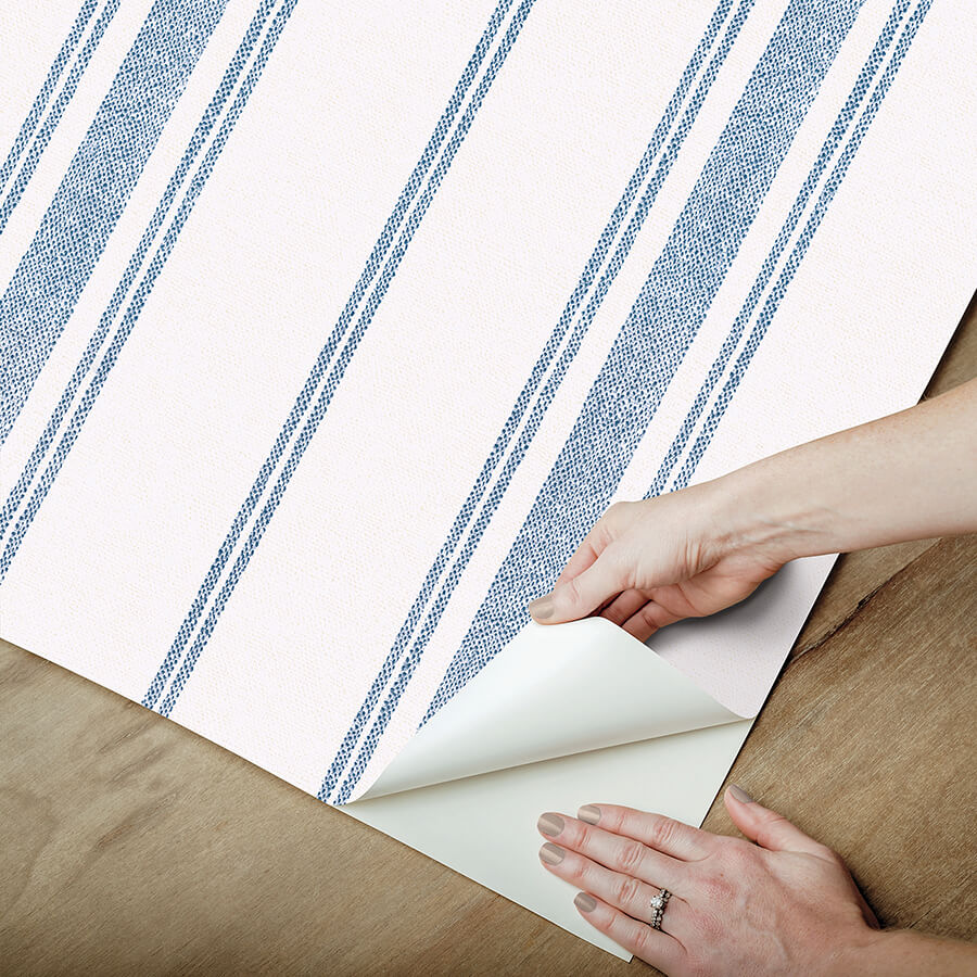 clj-alcott-sapphire-peel-and-stick-wallpaper-york-wallcoverings-cjs6344 - York Wallcoverings Wallpaper