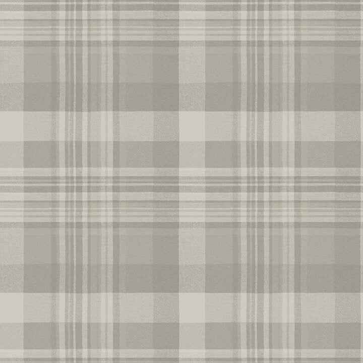 Dutton Plaid Grey Wallpaper - York Wallcoverings - 4142-72634