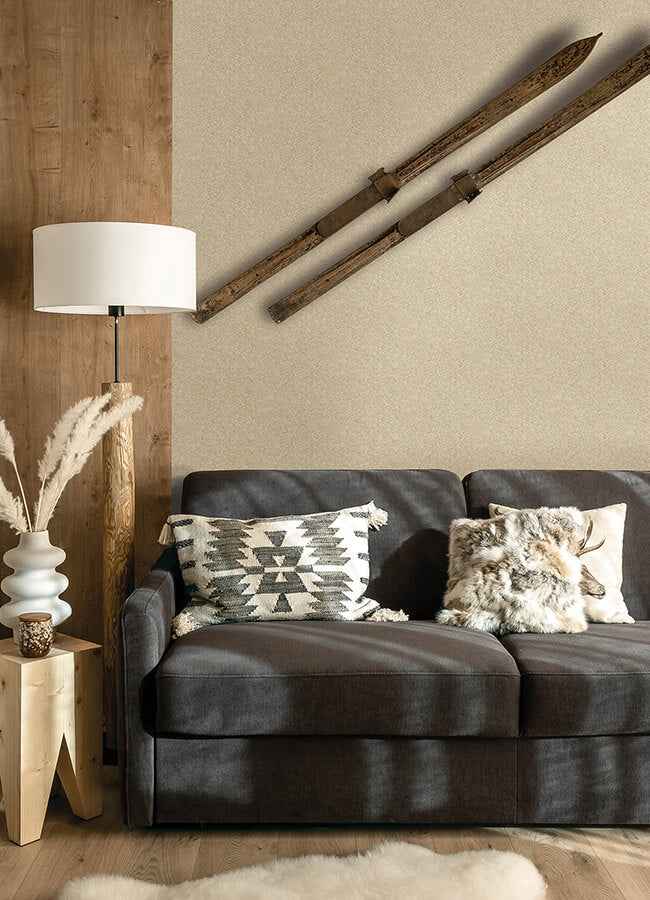 Woven Basket Khaki Wallpaper - York Wallcoverings - 4142-72641 - York Wallcoverings Wallpaper