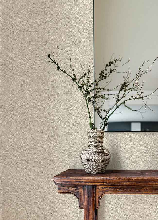 Woven Basket Wheat Wallpaper - York Wallcoverings - 4142-72644 - York Wallcoverings Wallpaper