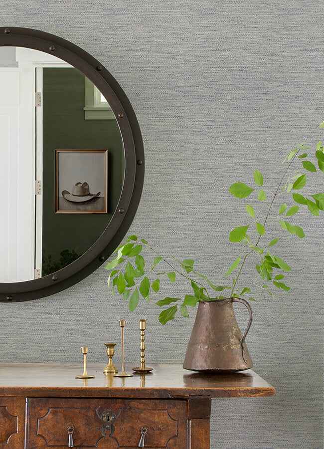 Wool Texture Light Blue Wallpaper - York Wallcoverings - 4142-72645 - York Wallcoverings Wallpaper