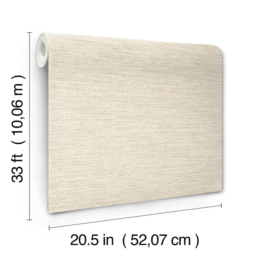 wool-texture-beige-wallpaper-york-wallcoverings-4142-72649 - York Wallcoverings Wallpaper
