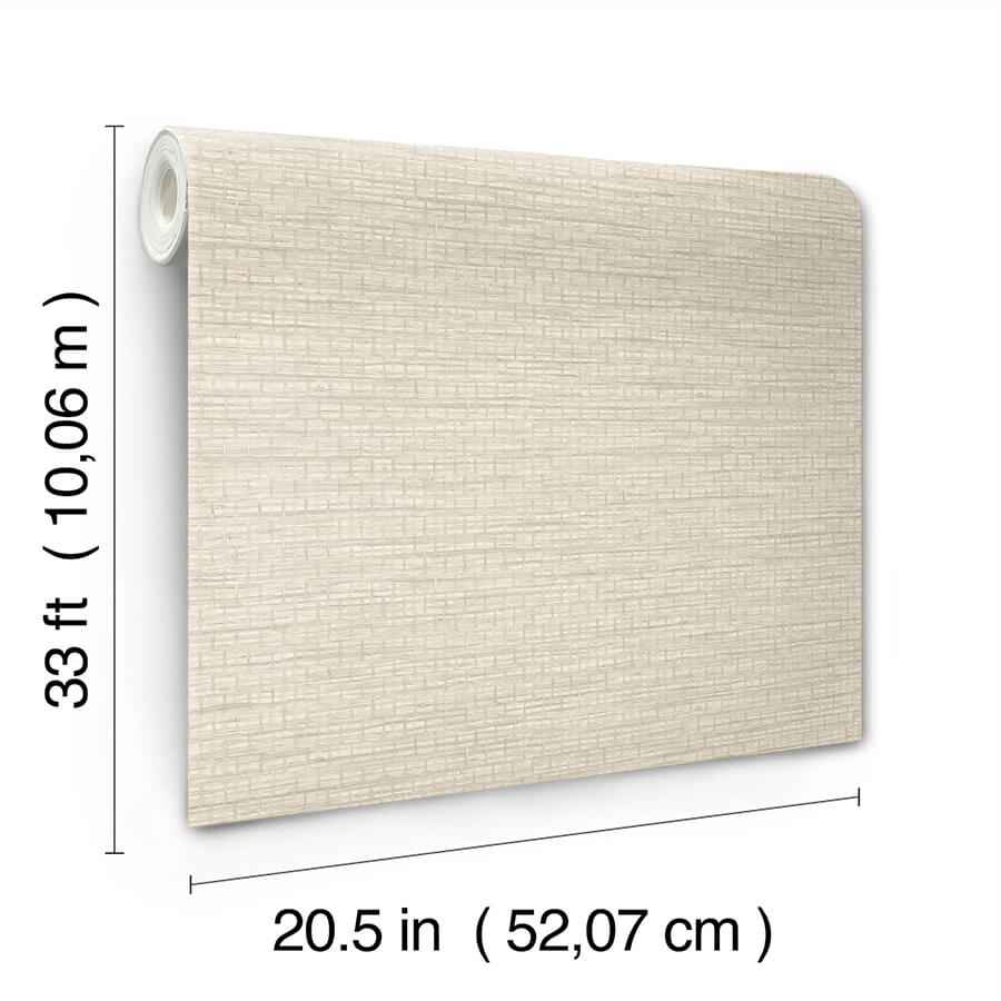 Plaited Grass Light Grey Wallpaper - York Wallcoverings - 4142-72655 - York Wallcoverings Wallpaper