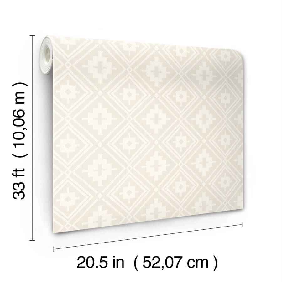 Camp Blanket Cream Wallpaper - York Wallcoverings - 4142-72661 - York Wallcoverings Wallpaper