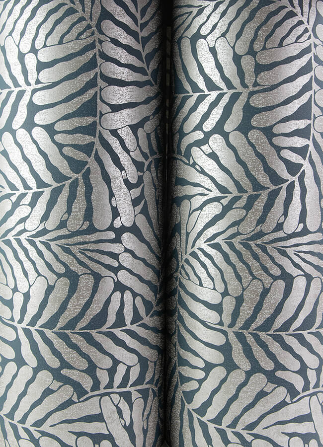 gabriel-teal-fern-wallpaper-york-wallcoverings-4155-27312 - York Wallcoverings Wallpaper