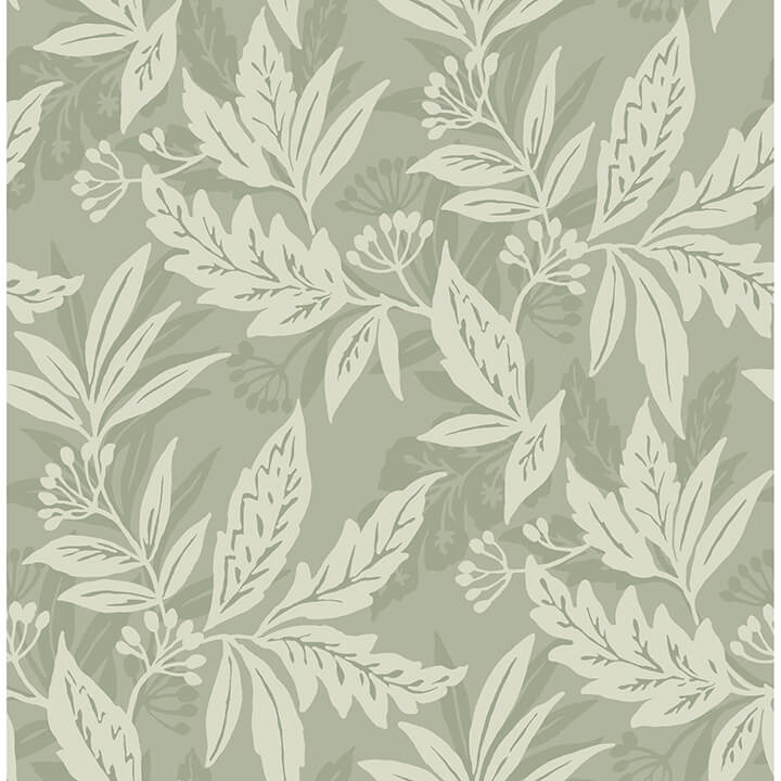 anita-sage-woodland-floral-wallpaper-york-wallcoverings-4155-27326 - York Wallcoverings Wallpaper
