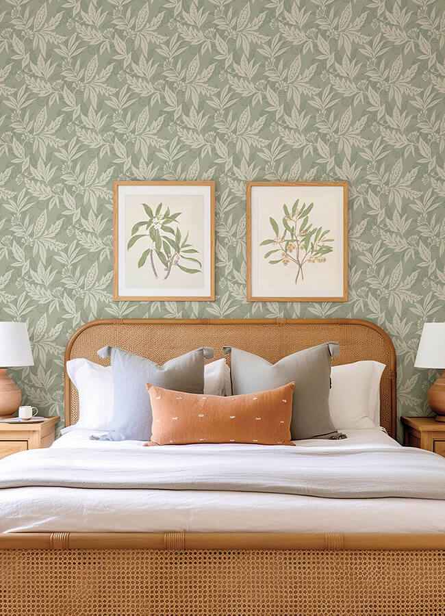 Anita Sage Woodland Floral Wallpaper - York Wallcoverings - 4155-27326