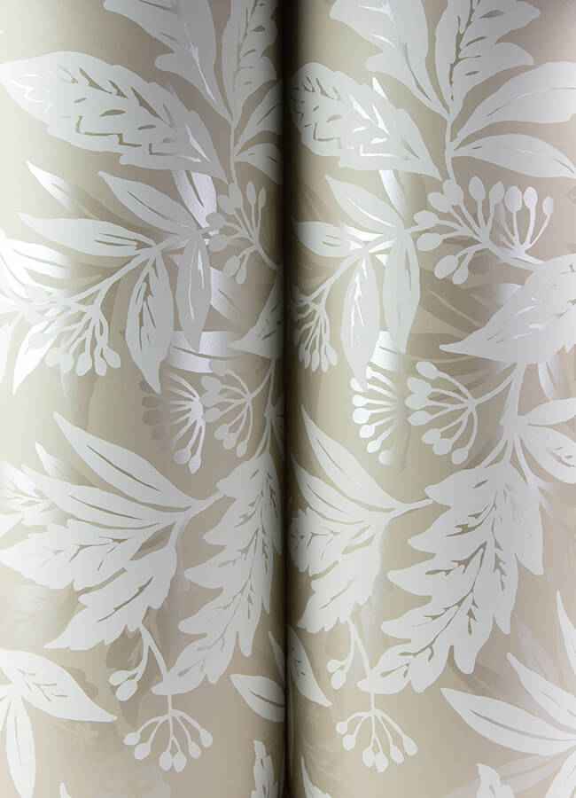 Anita Beige Woodland Floral Wallpaper - York Wallcoverings - 4155-27328 - York Wallcoverings Wallpaper