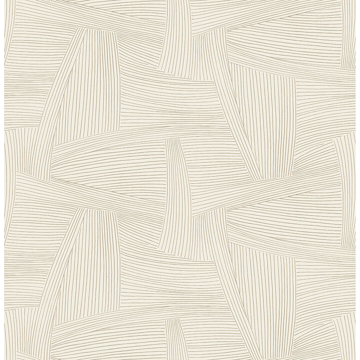 reid-light-brown-woven-geometric-wallpaper-york-wallcoverings-4155-27332 - York Wallcoverings Wallpaper