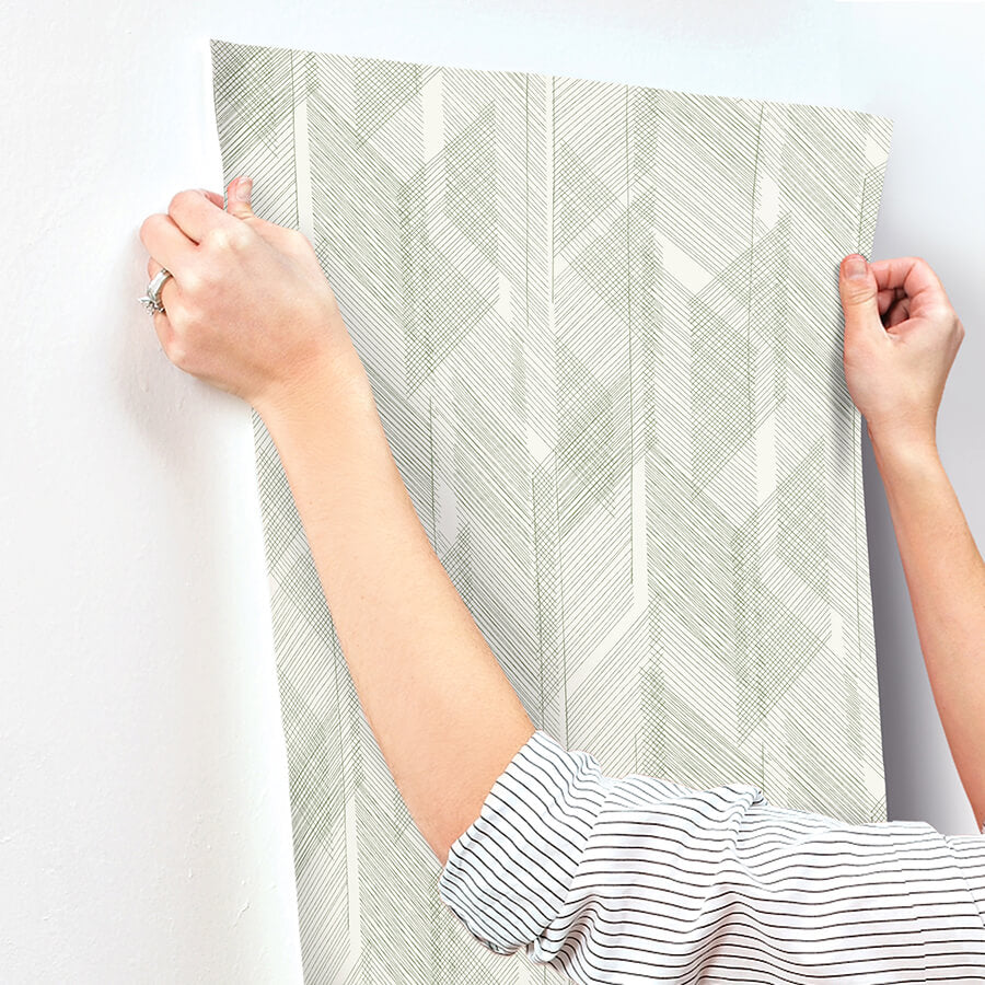 bryant-evergreen-crosshatch-wallpaper-york-wallcoverings-4155-27335 - York Wallcoverings Wallpaper