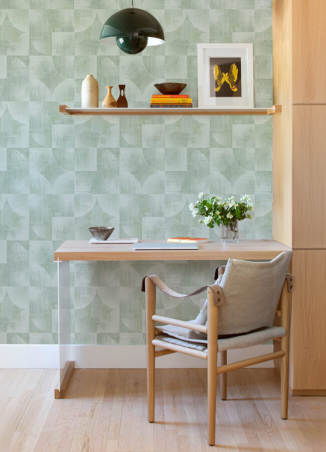 woodbine-sage-abstract-geometric-wallpaper-york-wallcoverings-4155-27340 - York Wallcoverings Wallpaper