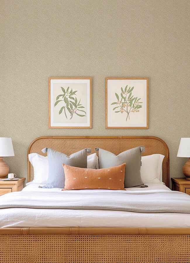 Hollenback Gold Dotted Abstract Wallpaper - York Wallcoverings - 4155-27347 - York Wallcoverings Wallpaper