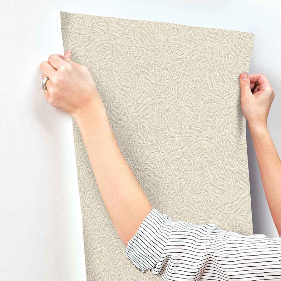 Hollenback Gold Dotted Abstract Wallpaper - York Wallcoverings - 4155-27347 - York Wallcoverings Wallpaper