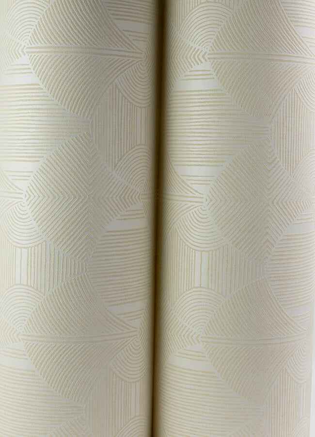 Meyberg Khaki Geometric Wallpaper - York Wallcoverings - 4155-72804 - York Wallcoverings Wallpaper