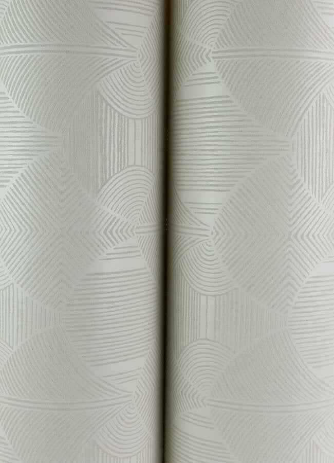 Meyberg Ivory Geometric Wallpaper - York Wallcoverings - 4155-72805 - York Wallcoverings Wallpaper