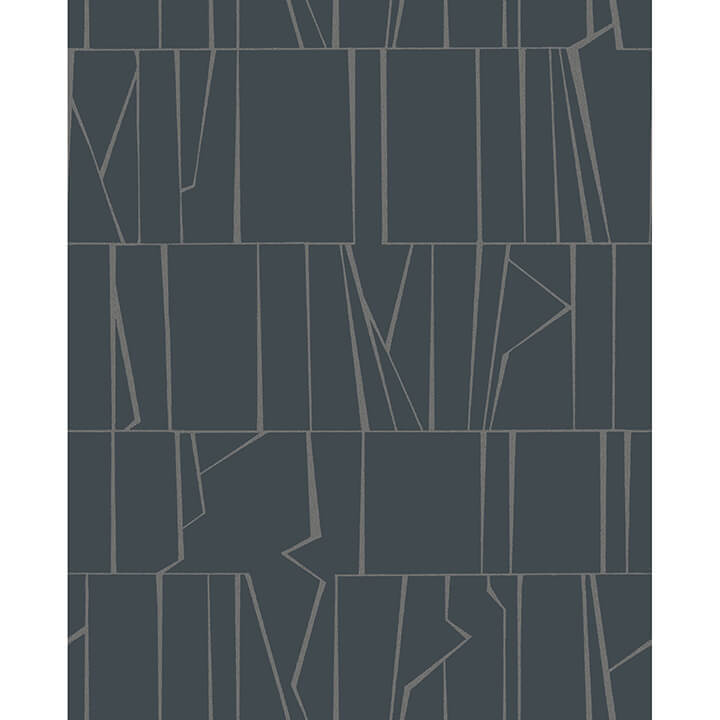huntington-indigo-geometric-stripe-wallpaper-york-wallcoverings-4155-72821 - York Wallcoverings Wallpaper
