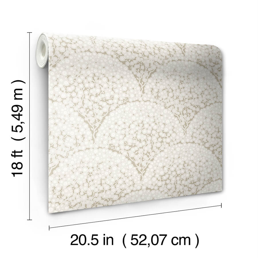 rowan-taupe-peel-and-stick-wallpaper-york-wallcoverings-nus6372 - York Wallcoverings Wallpaper