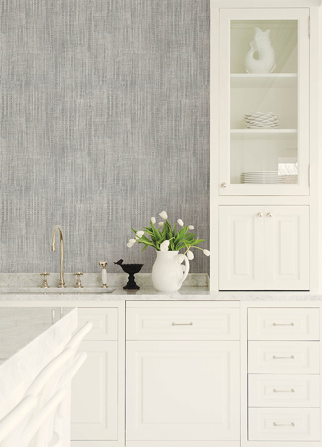 rattan-silver-weave-wallpaper-york-wallcoverings-4168-17738 - York Wallpaper Wallpaper
