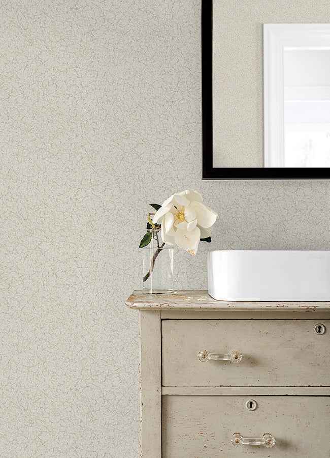 Crushed Capiz Dove Textured Wallpaper - York Wallcoverings - 4168-19916 - York Wallcoverings Wallpaper